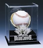 TORONTO BLUE JAYS OFFICIAL AUTOGRAPH BASEBALL DISPLAY CASE