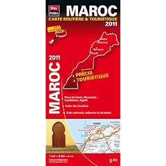 Maroc 2011, carte routi�re et touristique