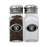 Oakland Raiders Salt and Pepper Shakers - Set of 2