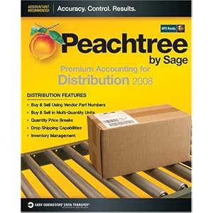 Peachtree Premium Accounting for Distribution 2008 by Peachtree Software