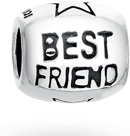 Sirius Jewelry Retro Best Friend Design Gift Silver Bead Pandora Compatible Charm