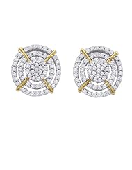 0.40CT-DIA MICRO-PAVE EARRINGS