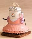 2.5" S'mores Ballerina Dancer Pink Princess Christmas Ornament #921883