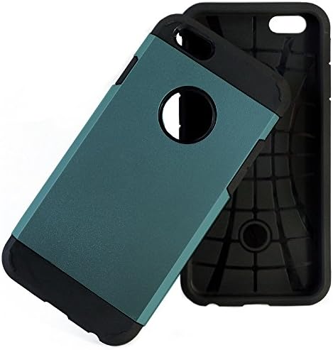 I Phone 6 Plus and 6S Plus Case shock Dispersion Technology Bumper Case Ultra Slim Tough [non Slip] [Perfect Fit] Excellent Grip Slimmer Rugged Ultimate Protection with Lifetime Warranty Gun Metal