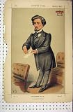 1870 VANITY FAIR CARTOON STATESMAN LETTER ARTIST ATN