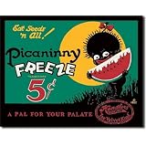 Picaninny Freeze Ice Cream Retro Vintage Tin Sign