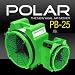 Polar Bear Axial Air Mover fan for water damage carpet drying blower used by restorations pros! Green Color! FREE SHIPPING!