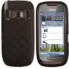 mumbi Silicon Case Nokia C7-00 C 7 Tasche Schutzh�lle - transparent black / schwarz