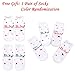 LIVEBOX Baby Multicolor Cotton Knit Premium Soft Sole Anti-Slip Warm Winter Infant Prewalker Toddler Snow Boots (M: 6~12 Months)