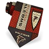 NFL Atlanta Falcons Plaid Tie by NFL - Black Polyester - B0009I727M