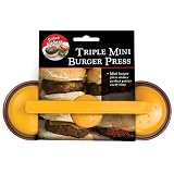 Charcoal Companion Mini Burger Slider Triple Patty Press by 