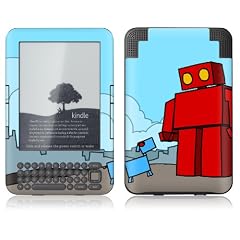 GelaSkins Zierschutzfolie f�r Kindle Keyboard (15 cm/6 Zoll Display) Red Robot