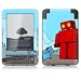 GelaSkins Zierschutzfolie f�r Kindle Keyboard (15 cm/6 Zoll Display) Red Robot