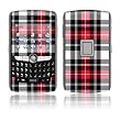 Red Plaid Design Protective Skin Decal Sticker for Blackberry 8800/ 8820/ 8830/ World Cell Phones