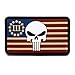 American Flag, Punisher and Three Percenter PVC Rubber Morale Patch Military Morale Patch Velcro Backed By NEO Tactical Gear