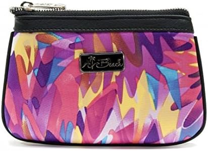 Long Beach Small Cosmetic Coin Purse - Cute Neoprene Women's Make Up Case For the Bare Necessities