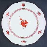 Herend Chinese Bouquet-Rust (Aog) Service/Charger Plate, Fine China Herend Chinese Bouquet-Rust (Aog) Service/Charger Plate, Fine China