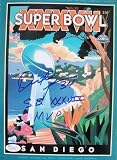 Dexter Jackson Signed Tampa Bay Buccaneers MVP Super Bowl XXXVII 37 Program JSA - Autographed NFL Magazines