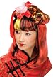 Dragon Lady Red & Black Wig - Black/Red