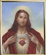 Sacred Heart of Jesus Framed Art, 8" x 10" - MADE IN ITALY