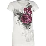 INFAMOUS Fleur De Lis Rose Girls Tee