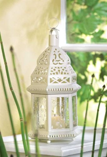 Moroccan lantern petite white [Misc.]