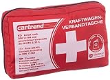 518jB0hO6kL. SL160  Cartrend 7730042 Verbandtasche mit Klettband, rot, DIN 13164, mit Malteser Erste Hilfe Sofortmaßnahmen