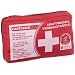 Cartrend 7730042 Verbandtasche mit Klettband, rot, DIN 13164, mit Malteser Erste-Hilfe-Sofortma�nahmen