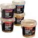 IRON CHEF Panko Variety Buckets (Unseasoned, South West, Garlic, Mustard, Garlic, Teriyaki Panko), Kosher, Non-Dairy, 6-Ounce Buckets (Pack of 6)