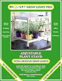 Mr. Light Grow Light Pro with 4 Linked 14-Watt Grow Lights and Adjustable Shelf