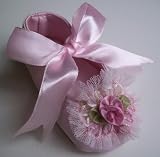 Pink Lace and Roses Baby Shoes