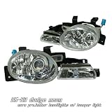 95-99 Dodge Neon Projector Headlight Chrome W/Bumper