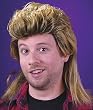 Blonde Mullet Wig Costume Accessory