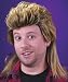 Blonde Mullet Wig Costume Accessory