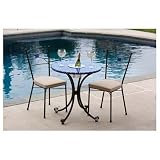 Blue Martini 27.5 Inch Bistro Set With Ice Bucket