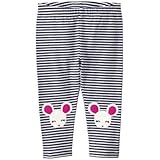 GYMBOREE(ジンボリー) マウス レギンス ブラック ストライプ ボトムスレギンス 12～18ヶ月【並行輸入】