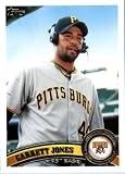 2011 Topps Limited Edition Baseball Card # PIT14 Garrett Jones Pittsburgh Pirates OF In a protective screwdown display case!
