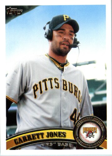 2011 Topps Limited Edition Baseball Card # PIT14 Garrett Jones Pittsburgh Pirates OF In a protective screwdown display case!