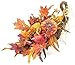 Fall Harvest Thanksgiving Pumpkin, Gourd & Leaf Cornucopia Centerpiece 31"