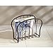 InterDesign York Lyra Newspaper and Magazine Rack for Bathroom, Office, Den - Bronze