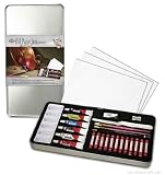 Deluxe Oil Paint Art Kit With Tin 14"x7"-