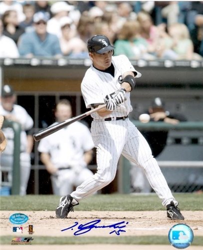 Tadahito Iguchi Autographed/Hand Signed 8x10 Photo (Chicago White Sox 2005 World Series Champion)
