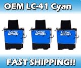 Brother LC41BK Ink Cartridge (Cyan) (3 Pack)