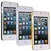 Eco-Fused Case Bundle for Apple iPod Touch 5 Including 3 Bling Glitter Hard Cases / 2 Stylus Pens / 2 Screen Protectors/Microfiber Cleaning Cloth - Perfect for Girls - (Black, Silver, Gold)