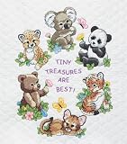 Baby Animals Quilt Stmp X-Stitch Kit-34''X43''