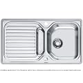 FRANKE DIX 284 Einbausp�le Edelstahl 101.0010.239