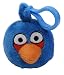 Angry Birds Plush Backpack Clip Blue Bird