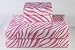 Dreamy Linens Pink Zebra Print Sheet Set