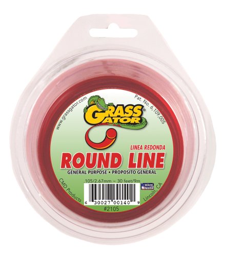 Grass Gator 2105 30-Foot-by-.105-Inch Round Trimmer Line