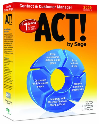 Childrens Toyshop  Software : ACT! by Sage 2009 (11.0)
